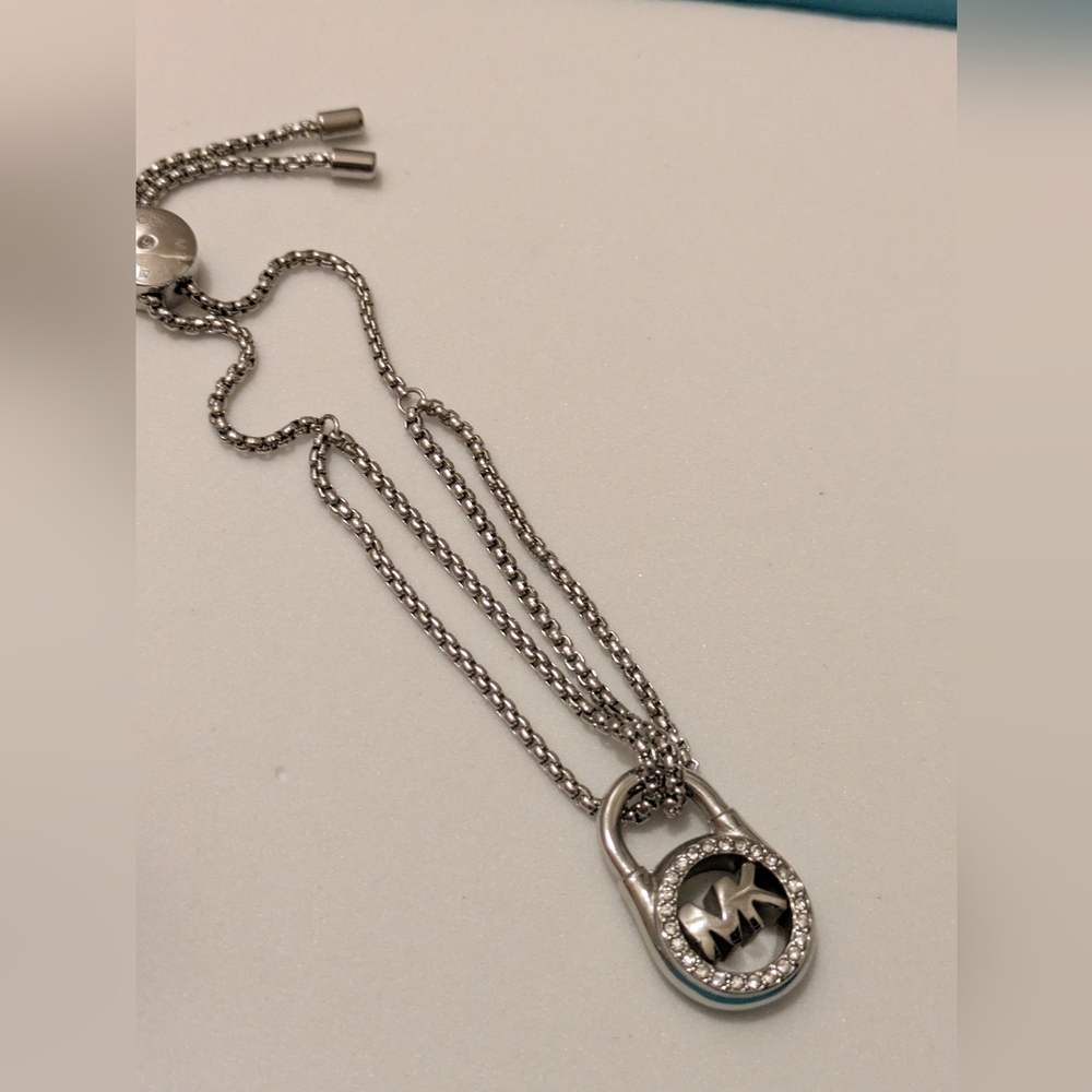 Micheal Kors Padlock Bracelet with MK Logo